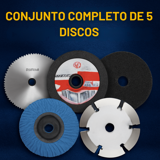 Lote de 5 discos